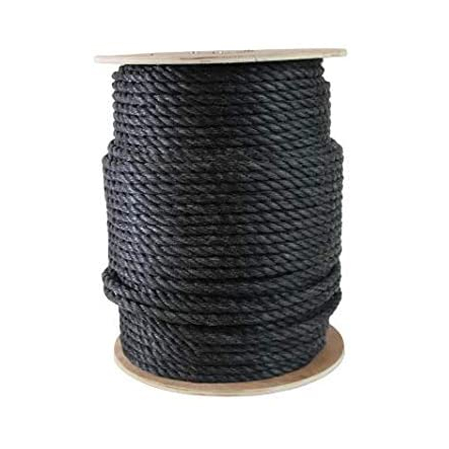 ATERET Black Twisted 3-Strand Polypropylene Rope – Plank Supply